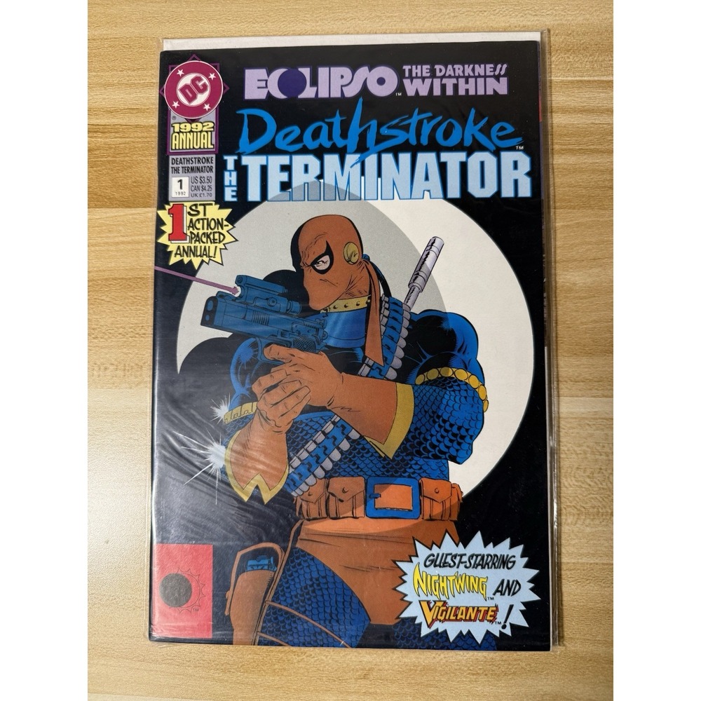 Deathstroke‎ Terminator Annual #1 DC Comics 1992 Eclipso The Darkness Within